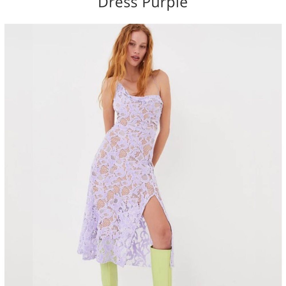 For Love And Lemons Lavender Lace Midi Dress #18